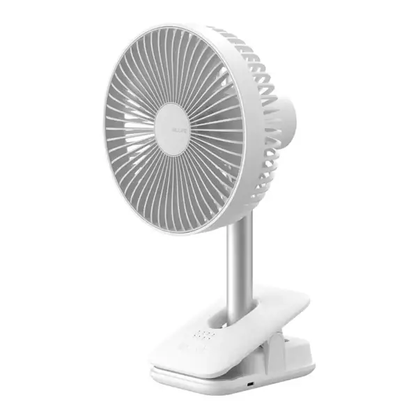 JISULIFE Fan Fa13R Auto-Oscillating 8000mAh Rechargeable Clip Fan