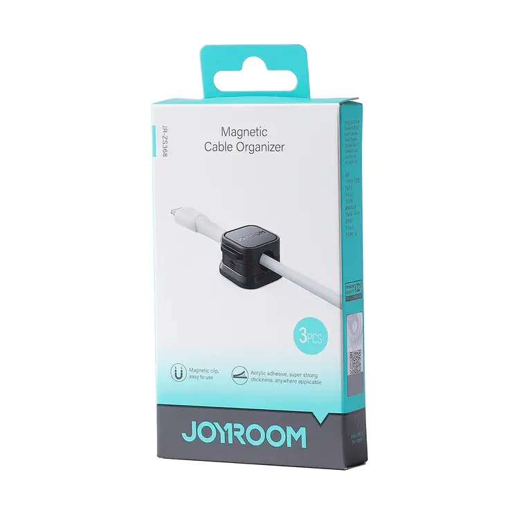 Joyroom JR-ZS368 Magnetic Cable Organizer - Pack of 3