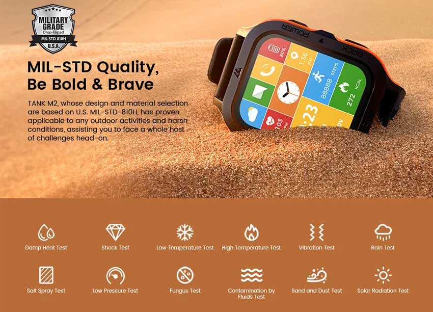 KOSPET TANK M2 Smart Watch