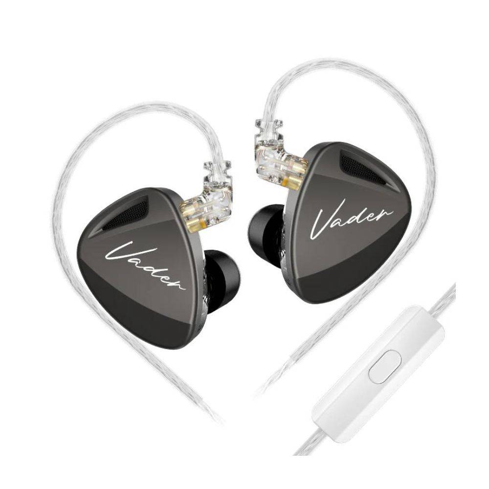 KZ Vader Triple Driver Dynamic Earphones with Built-In Microphone