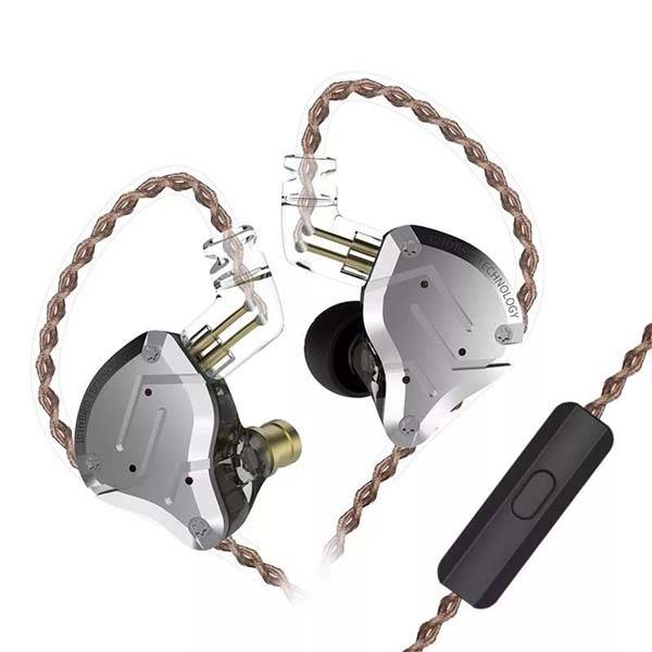 KZ ZS10 Pro 2 Hybrid In-Ear Monitors with 1 Dynamic Driver & 4 Balanced Armature Drivers