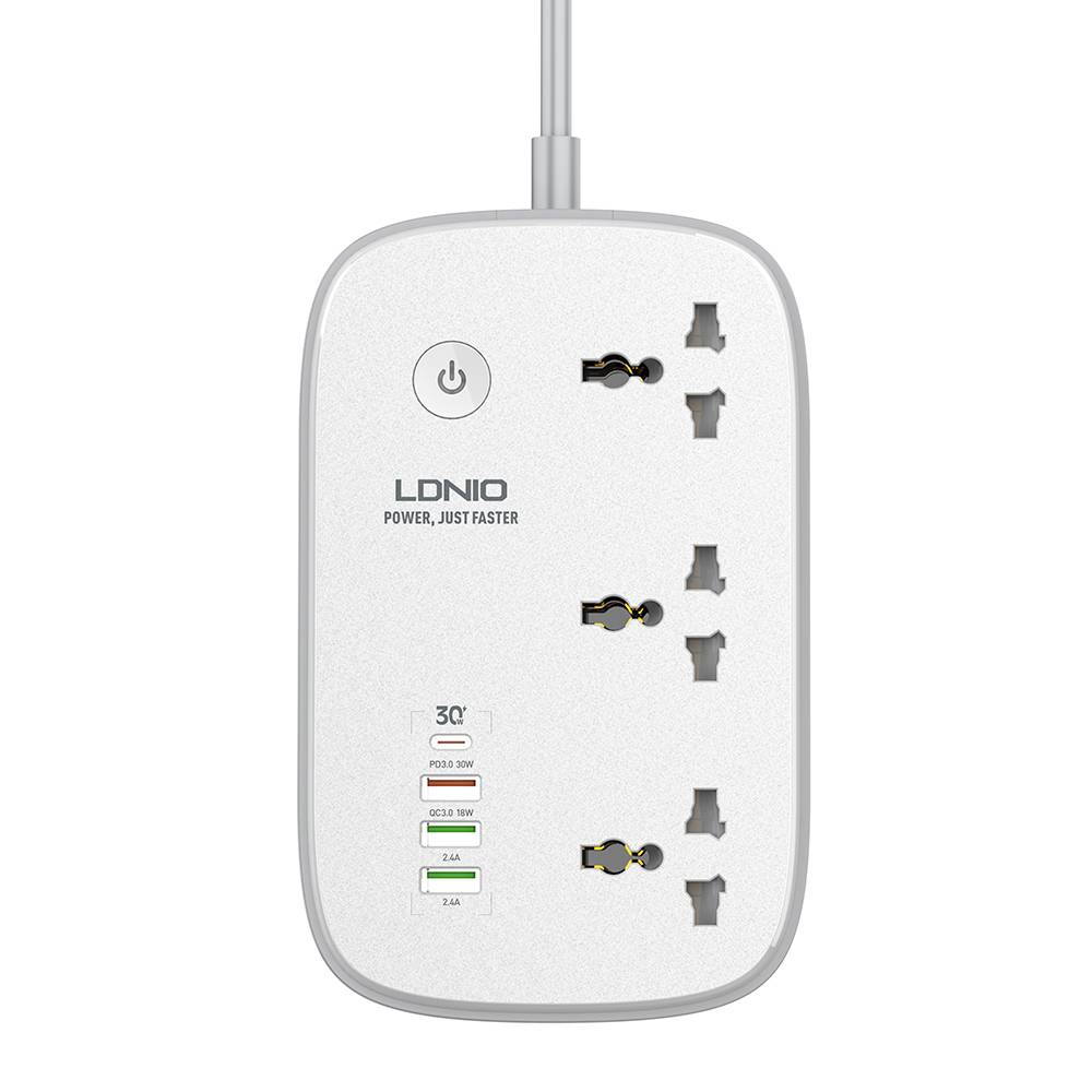 LDNIO SC3451 Fast Charging Wifi Power Strip Plug App Control Smart Power Strips