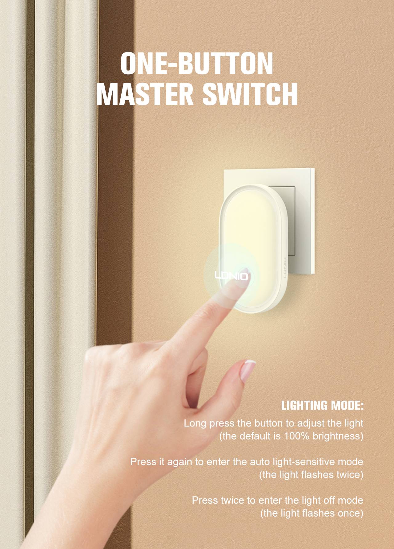 Ldnio Y2 Intelligent Sensor Night Light