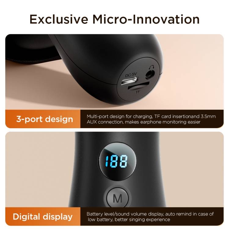 JOYROOM JR-MC6 Bluetooth Handheld Microphone