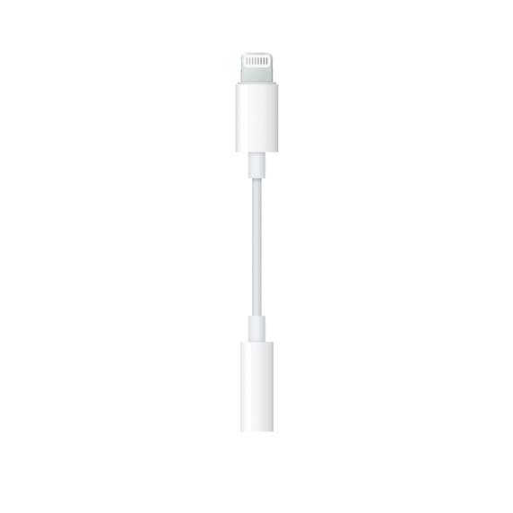 Apple Lightning to 3.5 mm Headphone Jack Adapter - 1 year guarantee