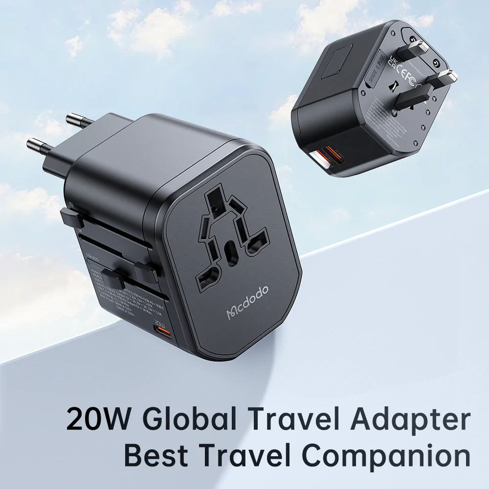 Mcdodo CP-3471 PD 20W Fast Charging Universal Travel Adapter