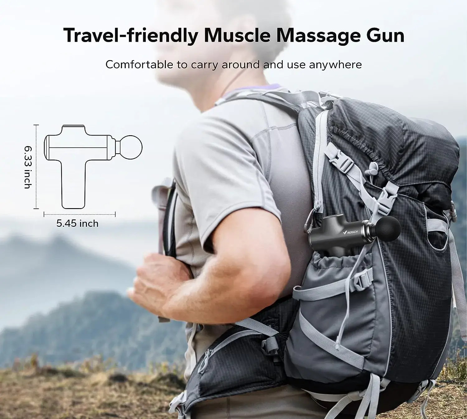 Merach 9D Mini Handheld Machine Massage Gun