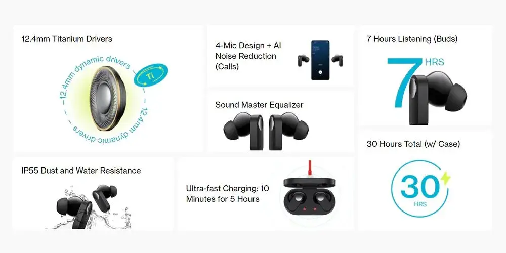 OnePlus Buds N True Wireless Stereo Earbuds