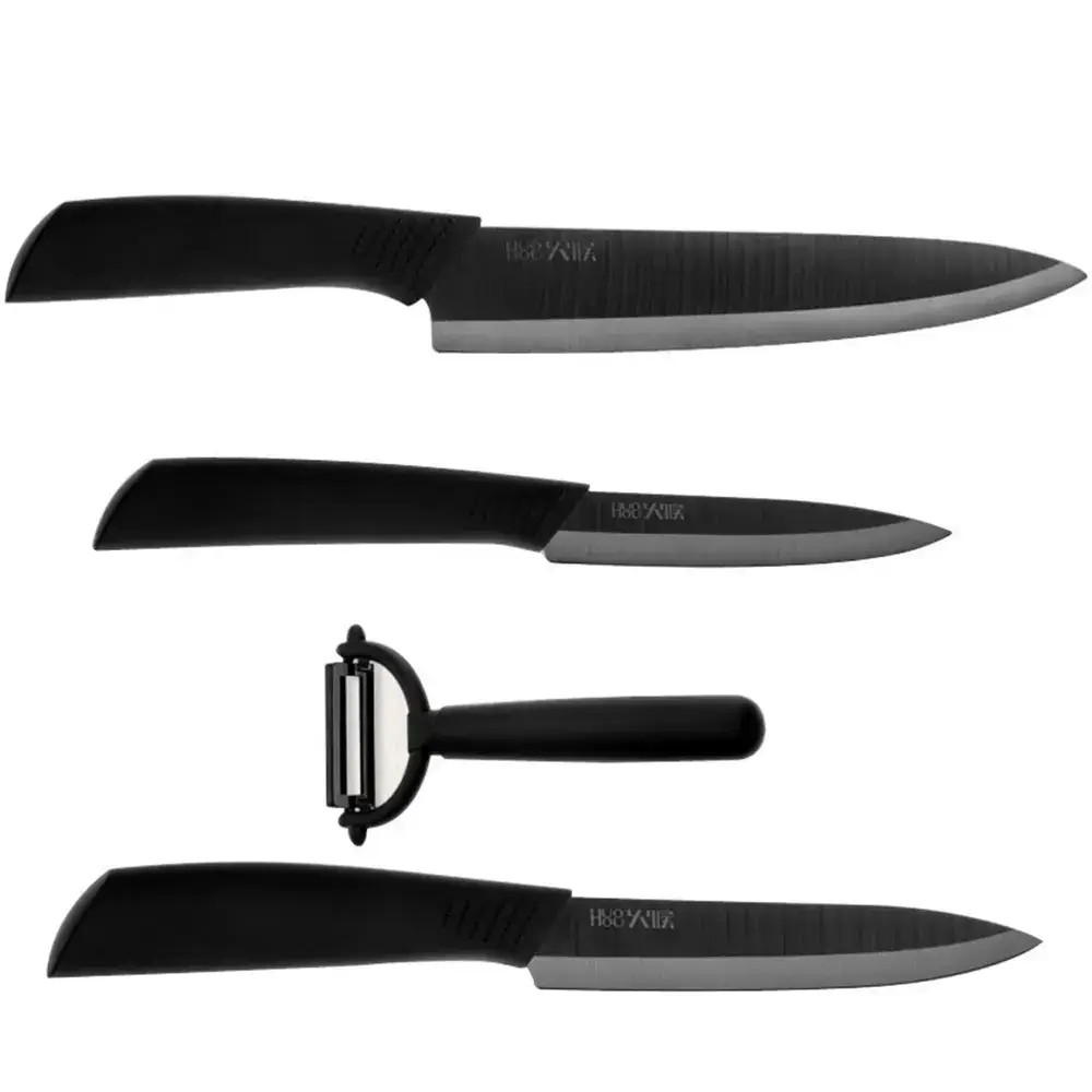 Xiaomi HUOHOU Nano-Ceramic 4Pcs Knife Set with Cover