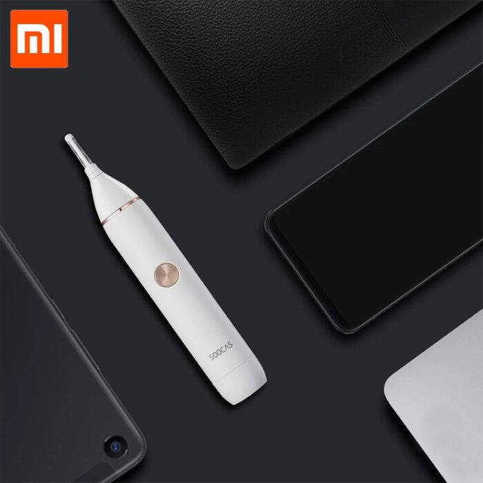 Xiaomi Mijia Soocas IPX5 Waterproof Nose Hair Trimmer Eyebrow Clipper Sharp Blade Cordless Nasal Cleaner