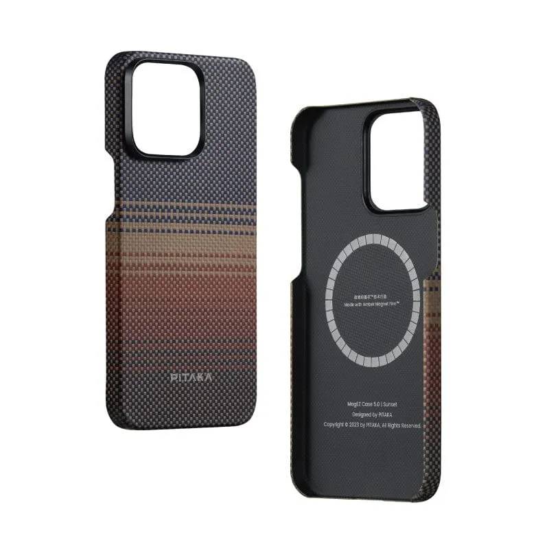 Pitaka MagEZ Case 5 for iPhone 15 Pro -Sunset