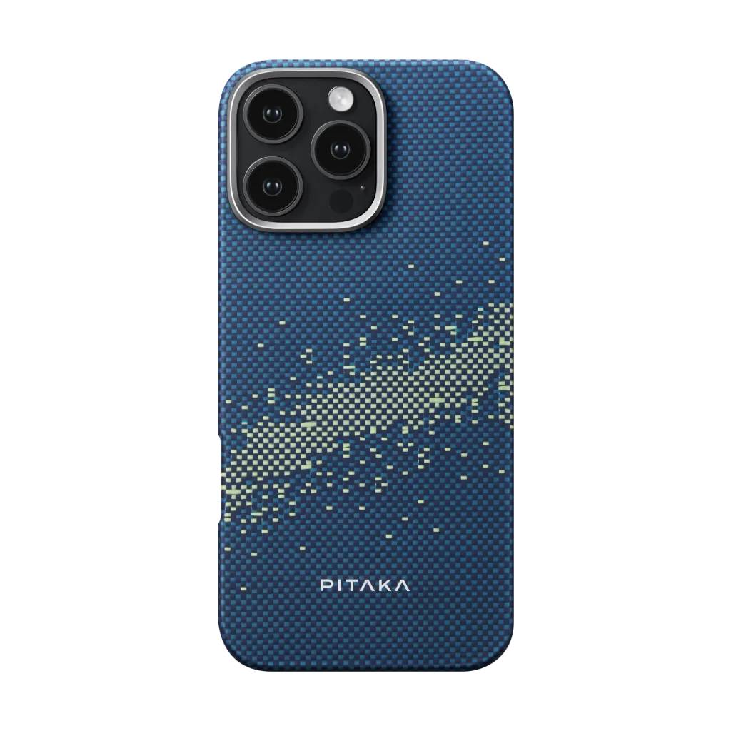 Pitaka StarPeak Tactile Woven Case for iPhone 16 Pro -1500D Milky Way Galaxy