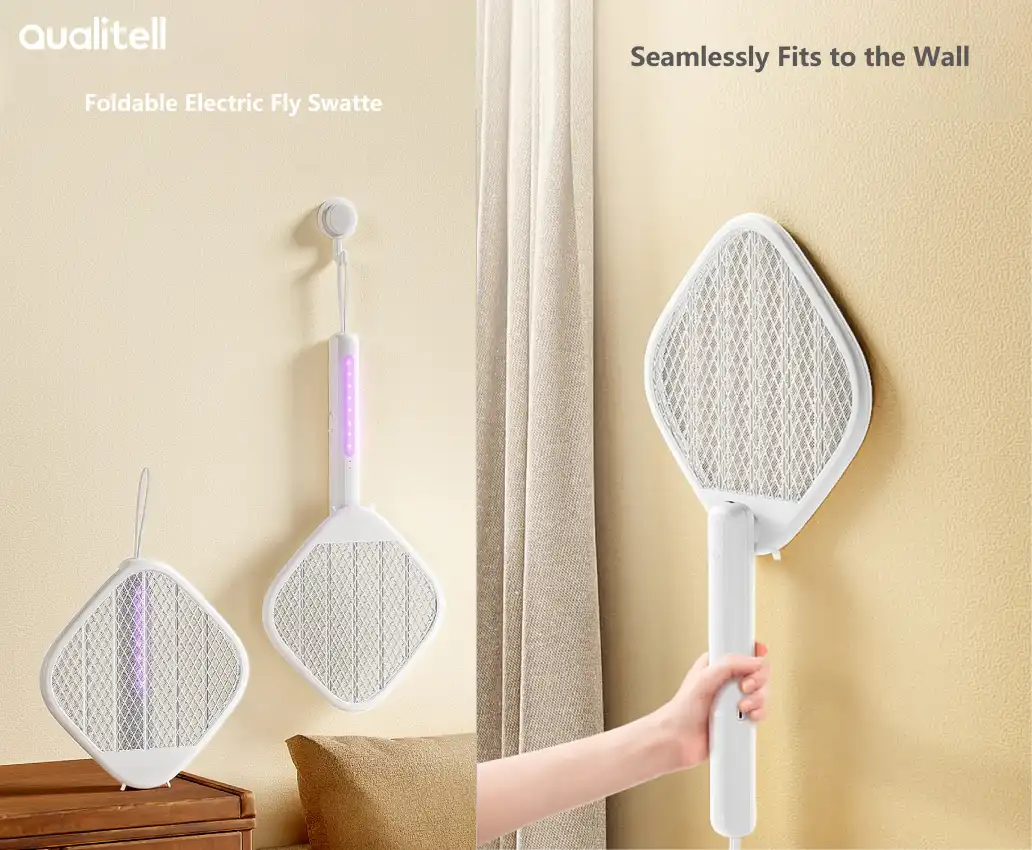 Qualitell V1 Foldable Electric Mosquito Swatter