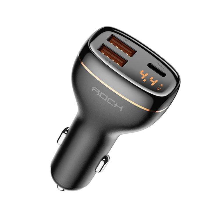 ROCK C301 60W Smart Digital Display Car Charger