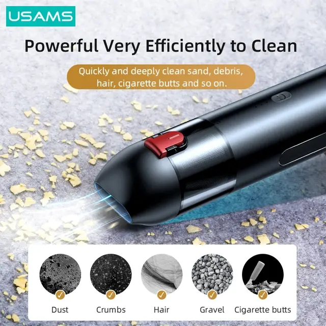 USAMS US-ZB234 Geoz Series Mini Handheld Vacuum Cleaner