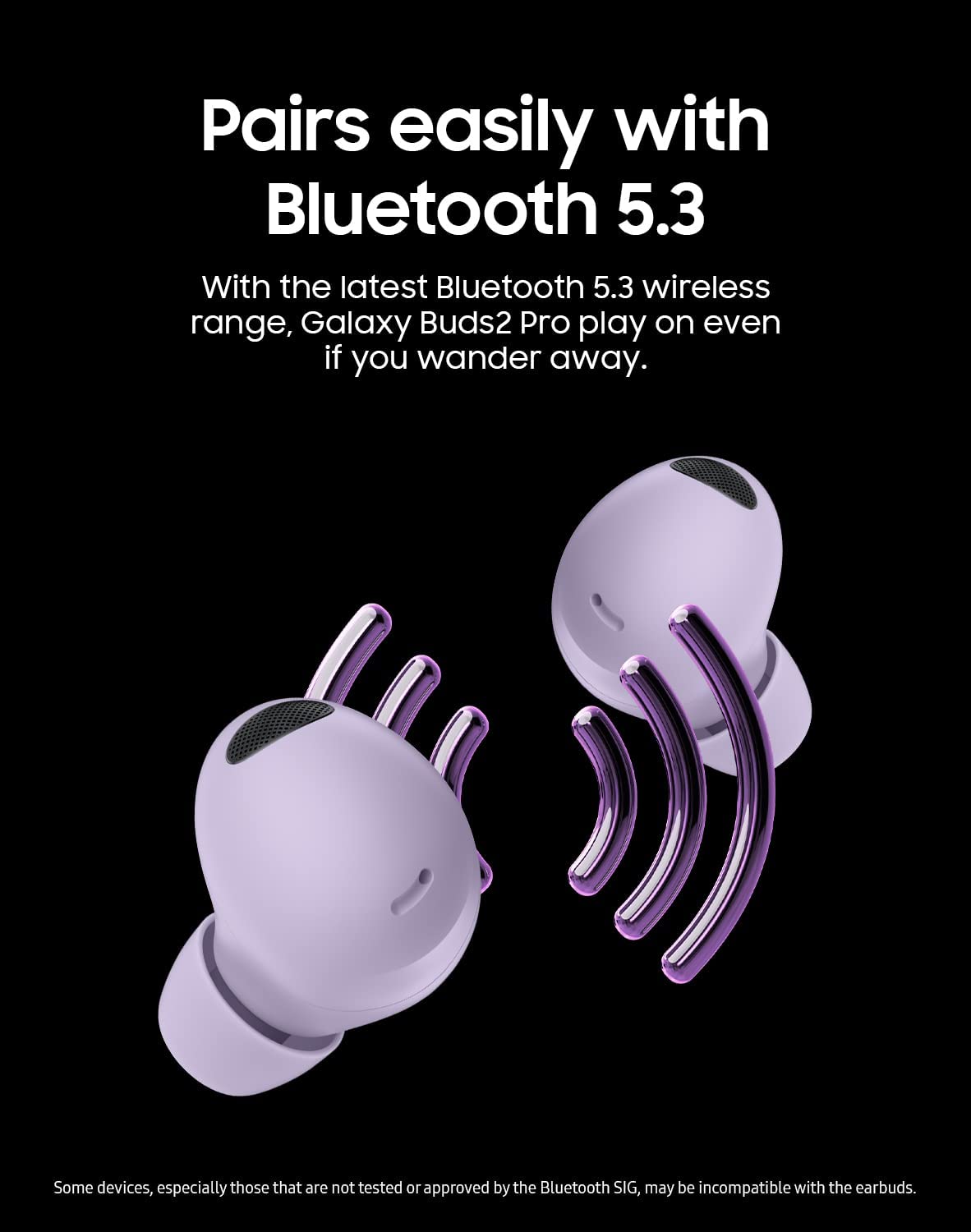 SAMSUNG Galaxy Buds2 Pro True Wireless Bluetooth Noise Canceling Earbuds