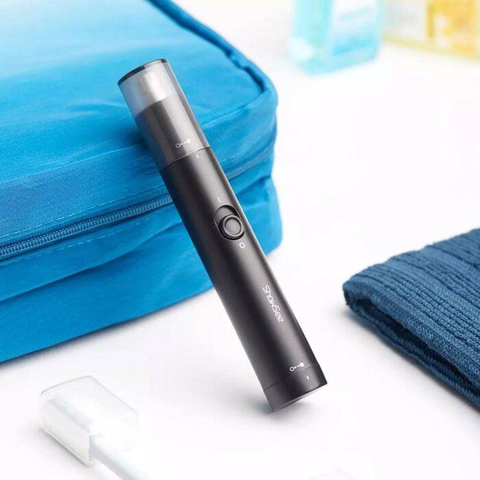 SHOWSEE Electric Mini Waterproof Nose Trimmers Portable Ear Nose Hair Shaver