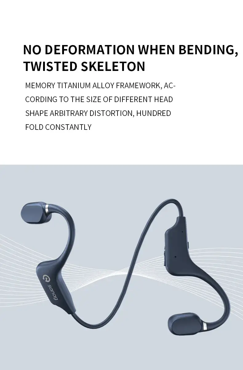 Sanag A5X True Bone Conduction Wireless Earphone