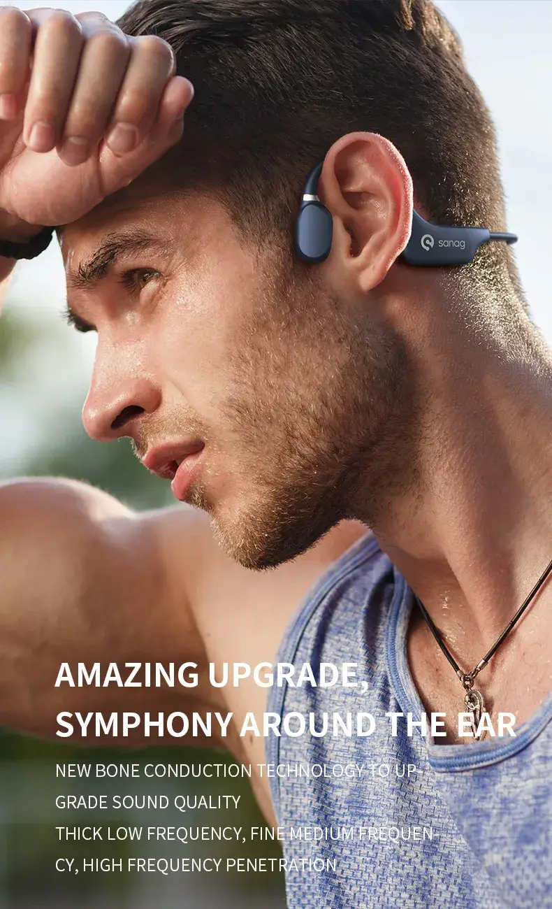 Sanag A5X True Bone Conduction Wireless Earphone