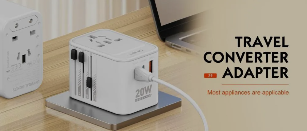 LDNIO Z9 3 USB Ports 20W GaN Travel Adapter LDNIO Z9 3 USB Ports 20W GaN Travel Adapter