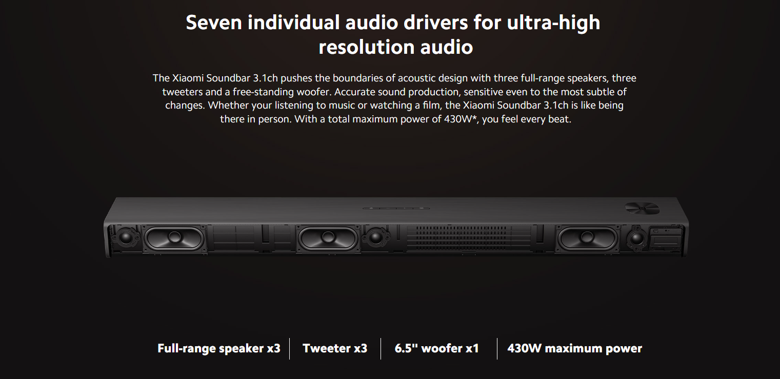 Xiaomi Mi Soundbar Cinema Edition (MDZ-35-DA)