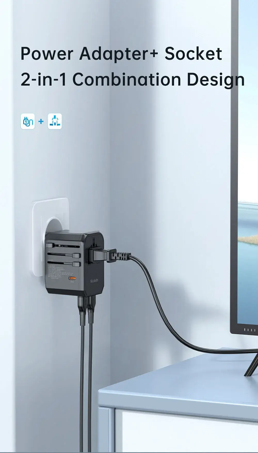 Mcdodo 33W PD Fast Charging Universal Travel Adapter