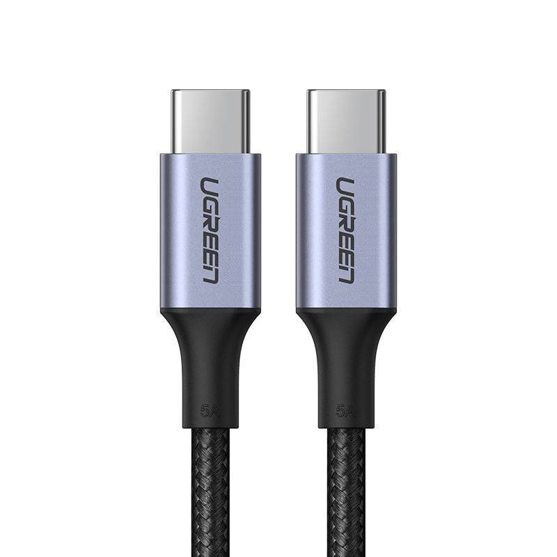 UGREEN US316 100W Type-C to Type-C Fast Charging Cable Dark Grey 1.5M