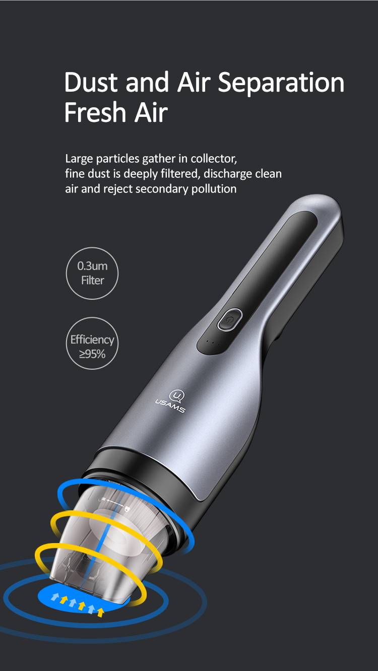 Usams US-ZB108 Mini Handheld Vacuum Cleaner 5500Pa