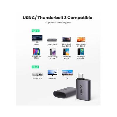 UGREEN US320 USB-C to HDMI 4K Adapter (70450)