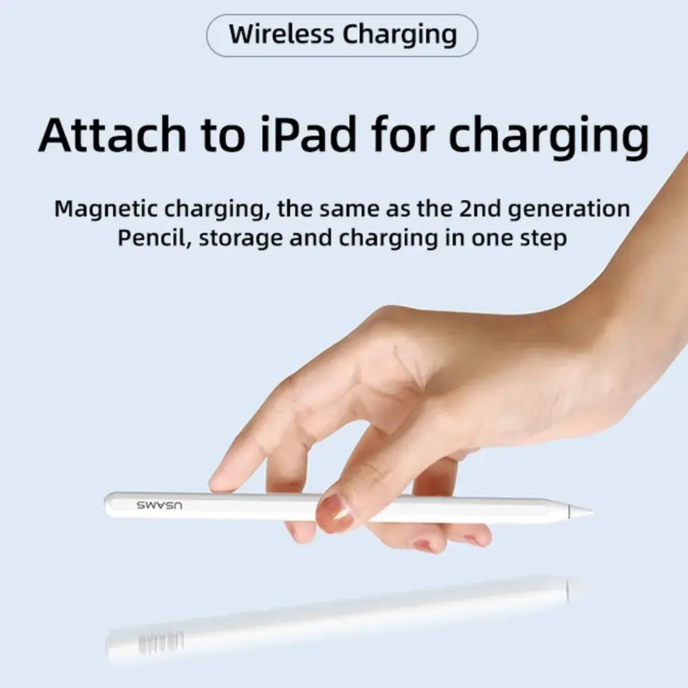 USAMS US-ZB254 Magnetic Wireless Charging Capacitive Stylus Pen