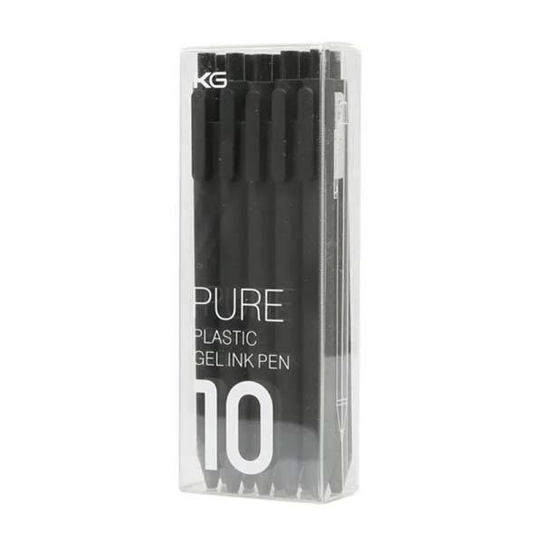 Xiaomi Kaco K1015 Pure Plastic Gel Ink Pen Set - Pack of 10