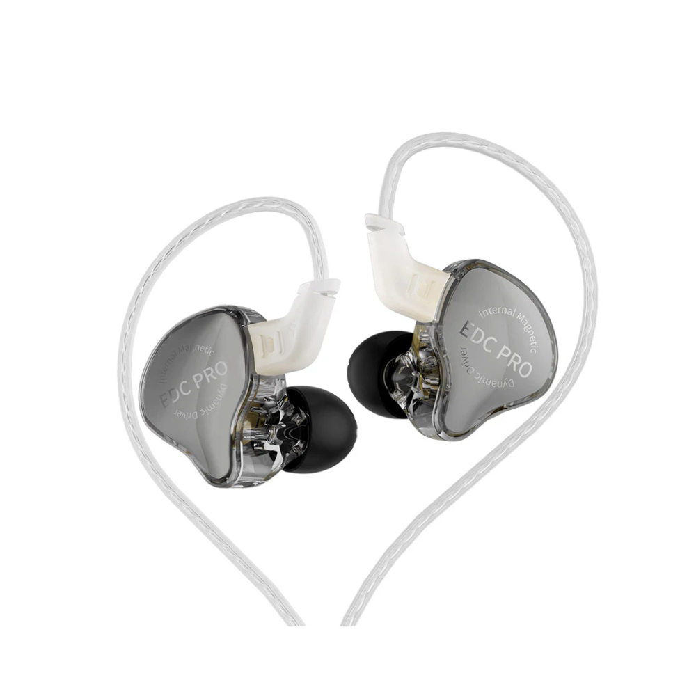 KZ EDC Pro High-Sensitivity IEMs with Mic Professional Dynamic In-Ear Monitors