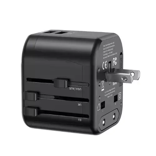 USAMS US-CC173 T55 12W Dual USB Universal Travel Charger