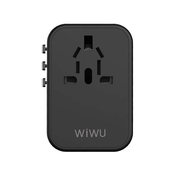 WiWU UA-303 Universal Plug Adapter 33.5W with Type-C Ports