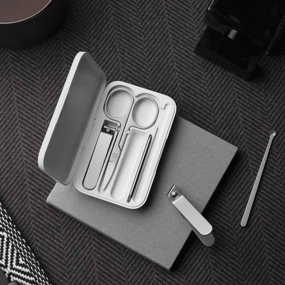 XIAOMI MIJIA Multifunction Stainless Steel Nail Clippers Set Manicure Nail Trimming Tool Kit