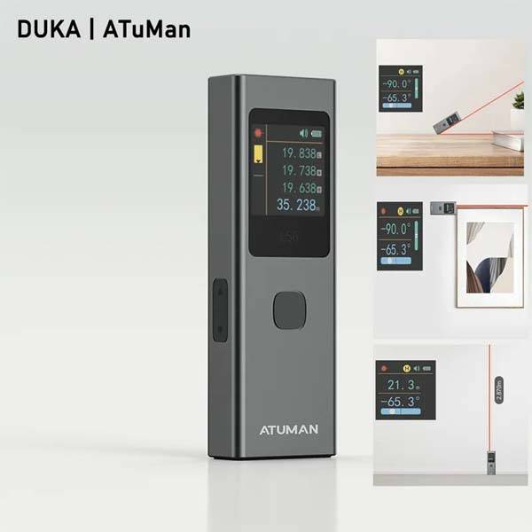 Xiaomi DUKA ATuMan LS6 Laser Rangefinder 40m Mini Distance & Angle Measuring Tool