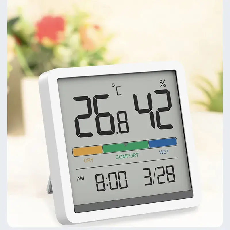 Xiaomi MIIIW Digital LCD Temperature Humidity Thermometer Hygrometer Clock