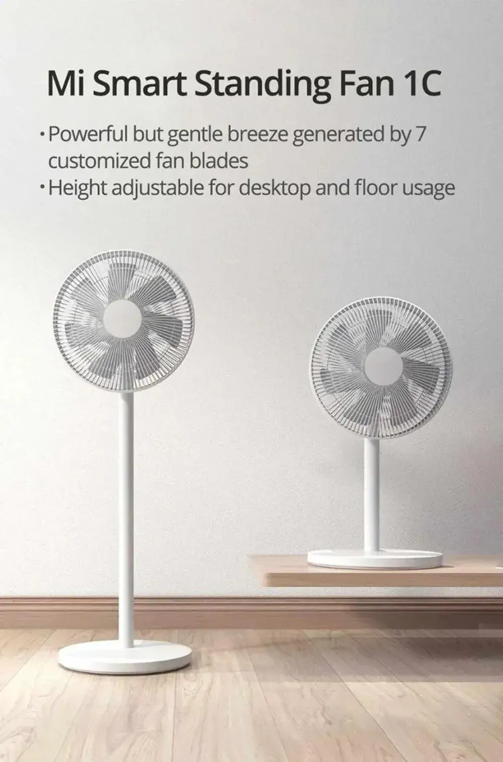 Xiaomi Mi Smart Standing Fan 1C Lite Non Rechargeable