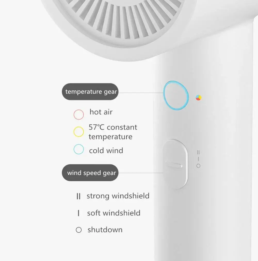 Xiaomi Mijia H300 1600W Portable Quick-Dry Hair Dryer