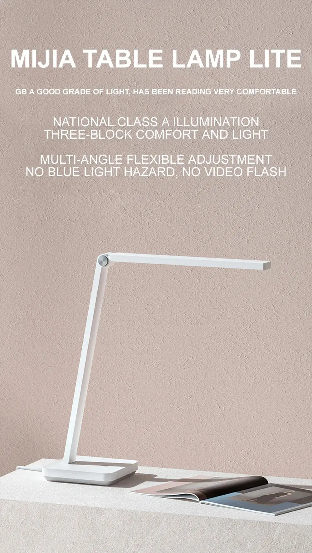 Xiaomi Mijia Lamp Lite Adjustable Desktop LED Table Lamp