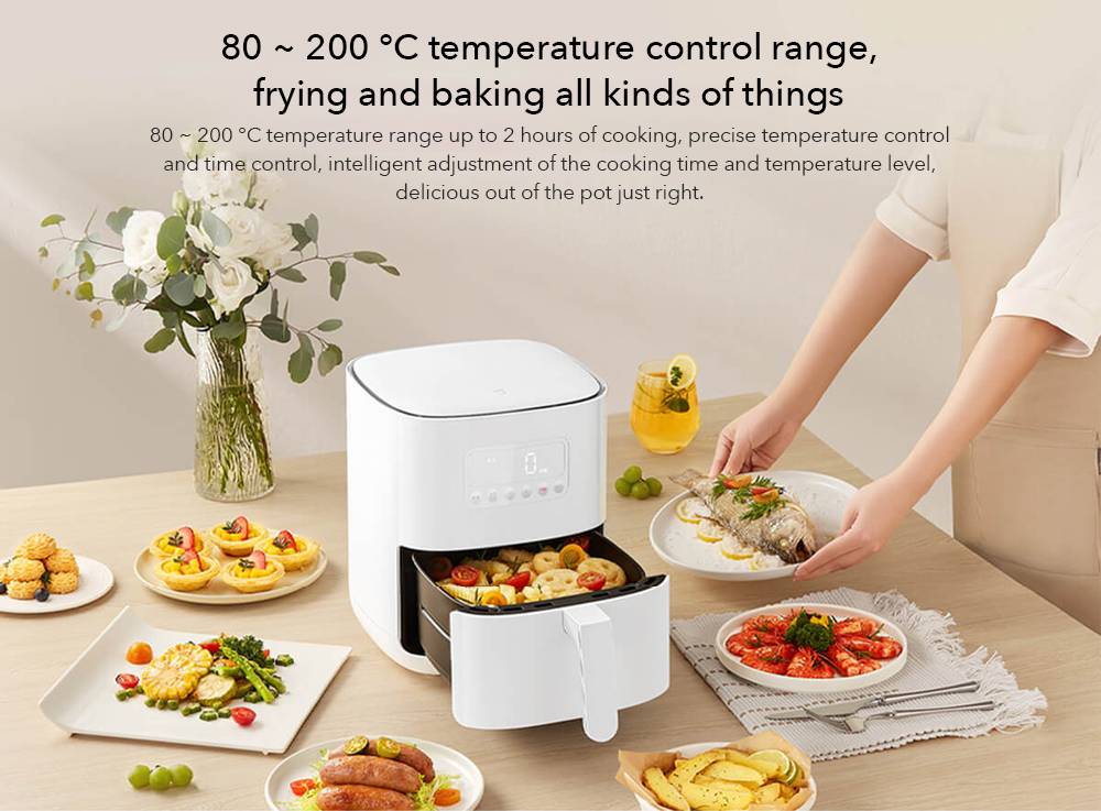 Xiaomi Mijia MAF03 Smart Air Fryer 4L with Mijia Apps Control 1500W High Power