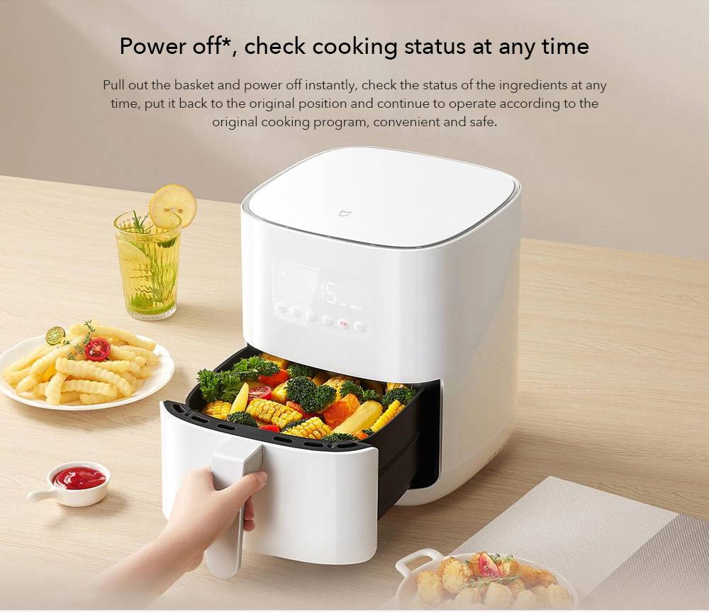 Xiaomi Mijia MAF03 Smart Air Fryer 4L with Mijia Apps Control 1500W High Power