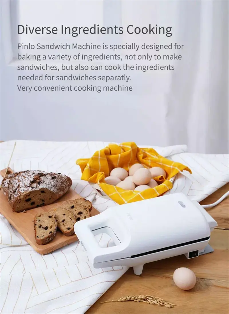 Xiaomi Mijia PINLO Mini Sandwich Maker Machine Multicookers Toasters