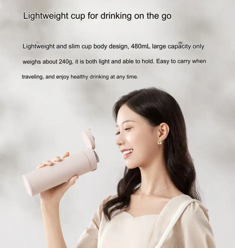 Xiaomi Mijia 480ml Thermos Cup Flip Version 2