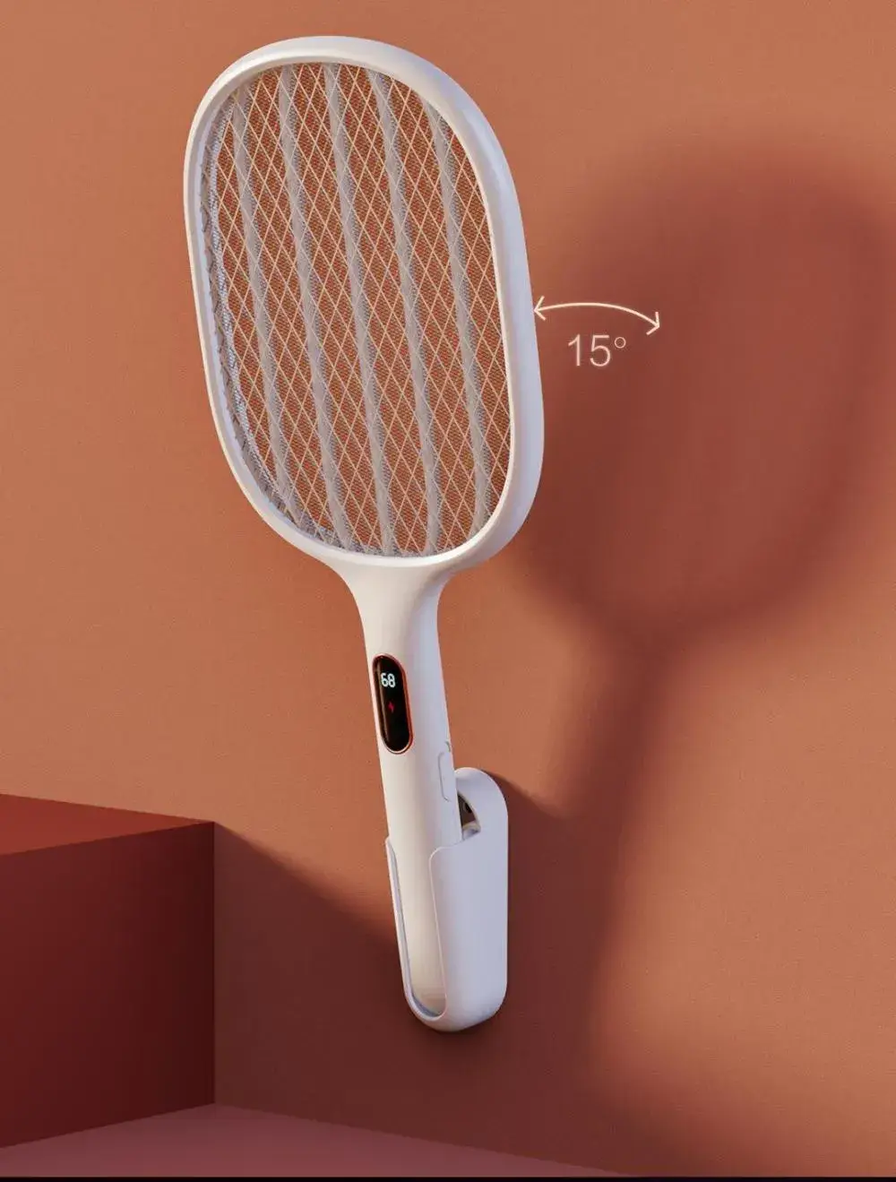 Xiaomi Qualitell S1 Smart Digital Display Electric Mosquito Swatter Racket