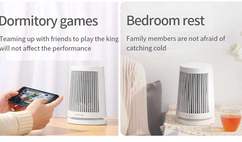 Xiaomi ZMNFJ01YM 600W Electric Desktop Heater PTC Instantly Heats