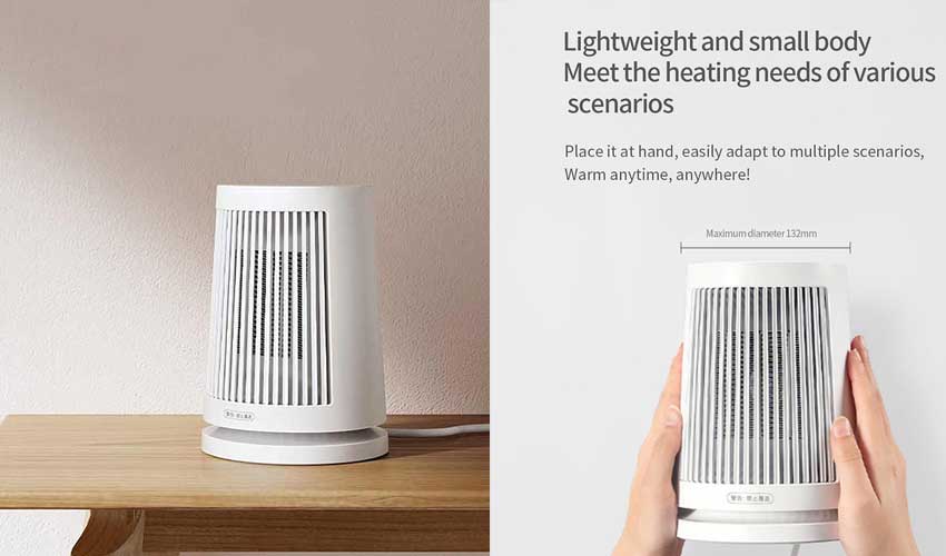 Xiaomi ZMNFJ01YM 600W Electric Desktop Heater PTC Instantly Heats