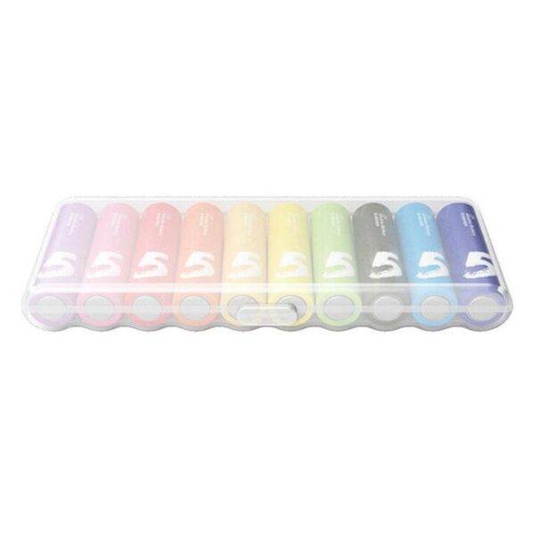 Xiaomi Zmi ZI5 Rainbow AA/AAA Alkaline Battery Set 10 Pcs