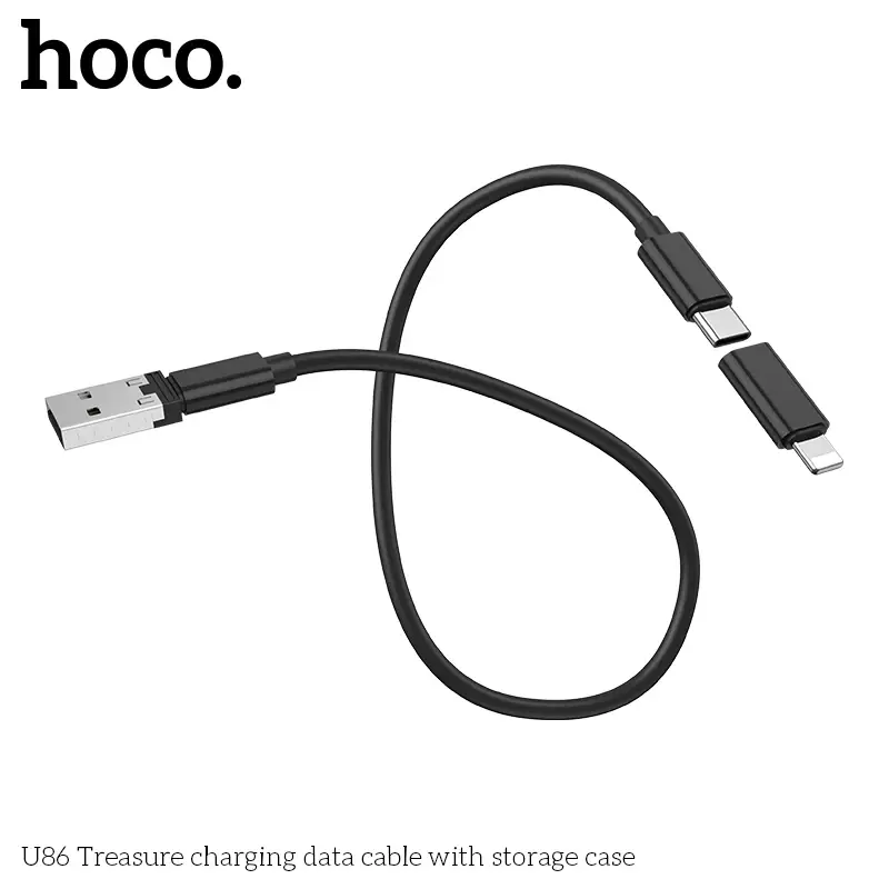 Hoco u86 versatile portable charging data cable with stylish case