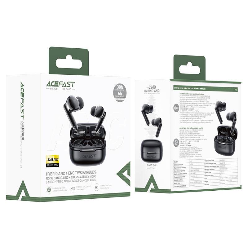 Acefast W5 Hybrid ANC TWS Earbuds Acefast W5 Hybrid ANC TWS Earbuds